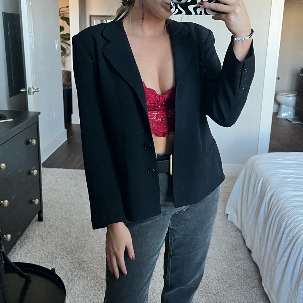 Sleek Black Blazer